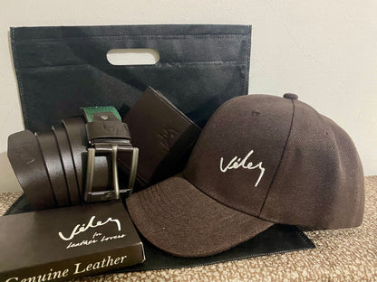 🎁 Combo Estilo Ejecutivo – Correa + Billetera + Gorra + Bolsa Tipo Tula