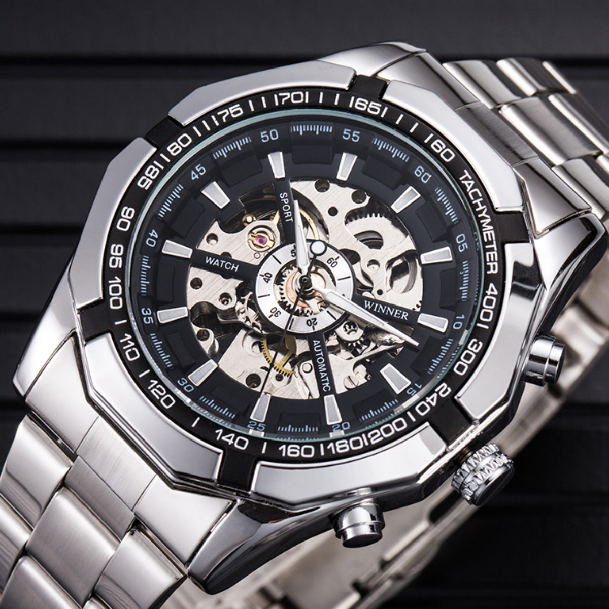 Reloj Automático Winner – Potencia y Estilo en Movimiento