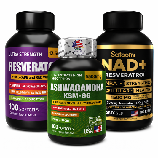 COMBO Nad + Ashwagandha + Resveratrol