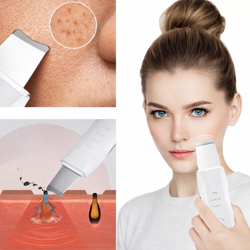 Paleta Ultrasónica Limpiadora Exfoliante Facial