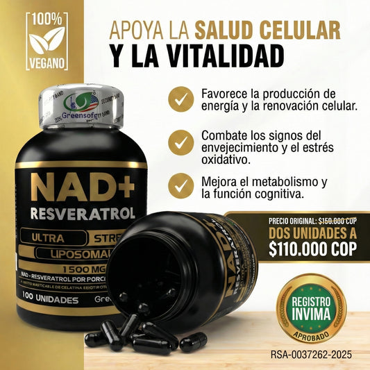 NAD+ RESVERATROL - OFERTA LIMITADA!